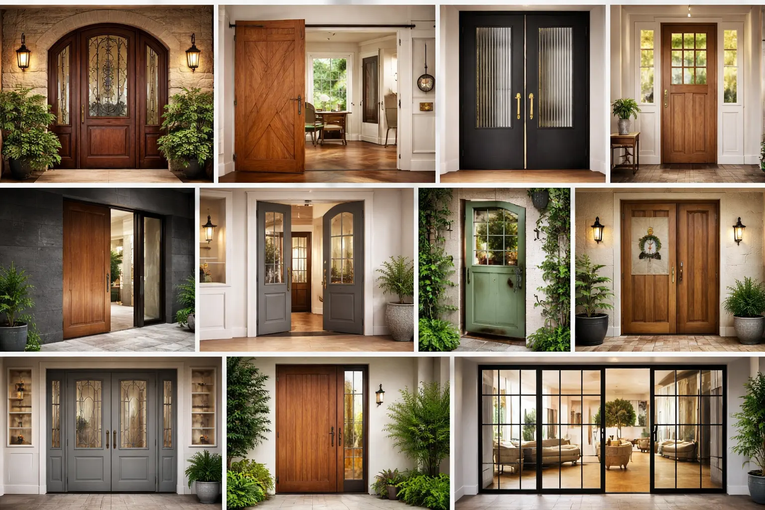 wide range of custom wooden door designs including classic entry doors