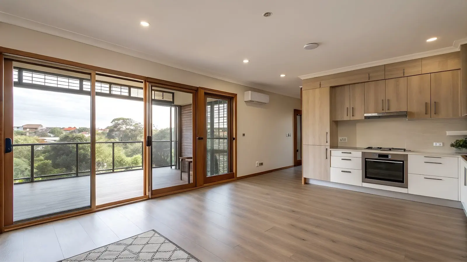 Wooden door installation in Dubai