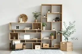 Custom bookshelf design in Dubai