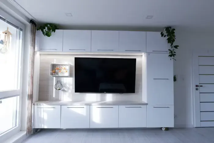 Custom TV unit design in Dubai
